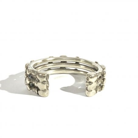 ancient Egyptian solid silver bracelet