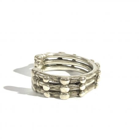 ancient Egyptian solid silver bracelet