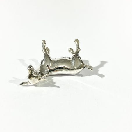 miniatura capra in argento - immagine 7