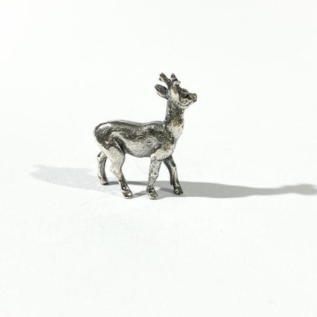 miniatura cervo in argento - immagine 4