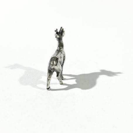 miniatura cervo in argento - immagine 5