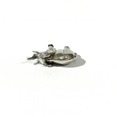 italian two-tone solid silver elephant miniature, figurine hallmarked  - Image 7