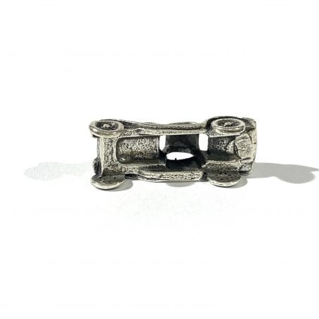 miniatura automobile retrò in argento - immagine 6