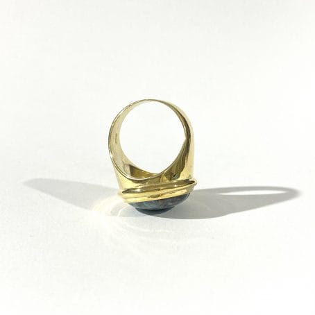 anello chevalier con  turchese naturale - immagine 6