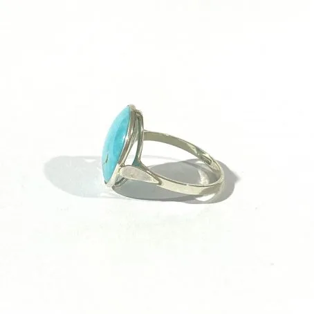 anello con  turchese naturale - immagine 3