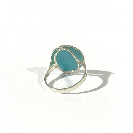 anello con  turchese naturale - immagine 4