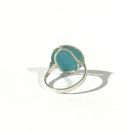 anello con  turchese naturale - immagine 4