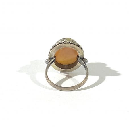 anello con cammeo a forme di rosa - immagine 6