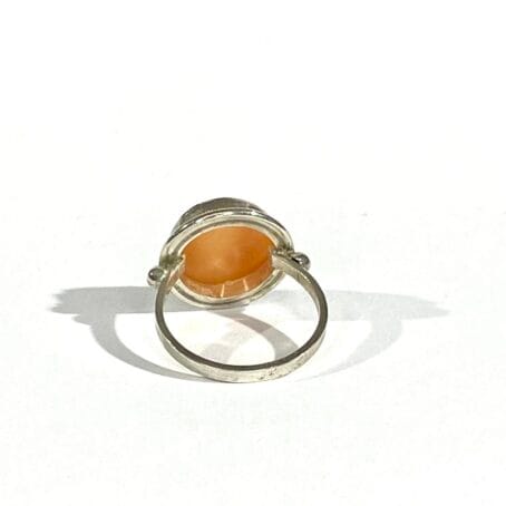 Ring with Flower Cameo - Image 6