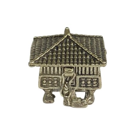 porta pillole in argento a forma di violino pagoda