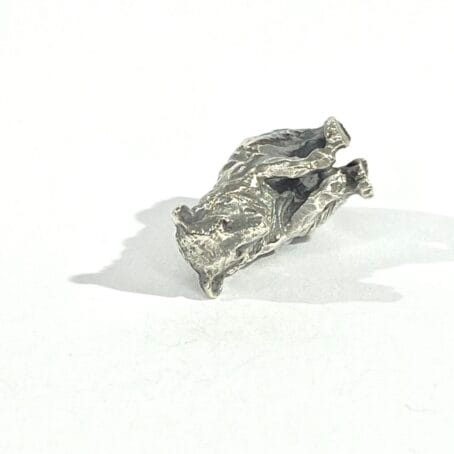 miniatura orso in argento - immagine 3