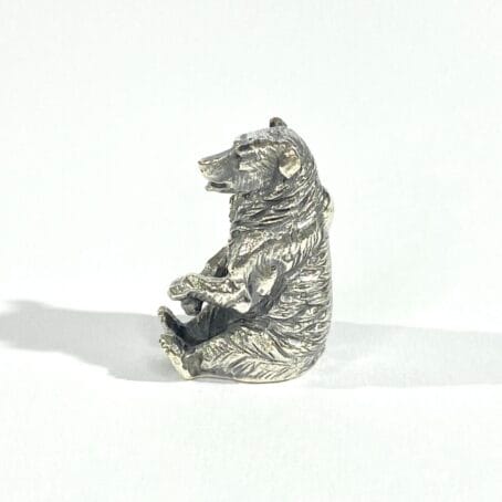 Heavy silver bear miniature - Image 7