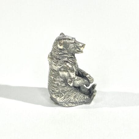 Heavy silver bear miniature - Image 5