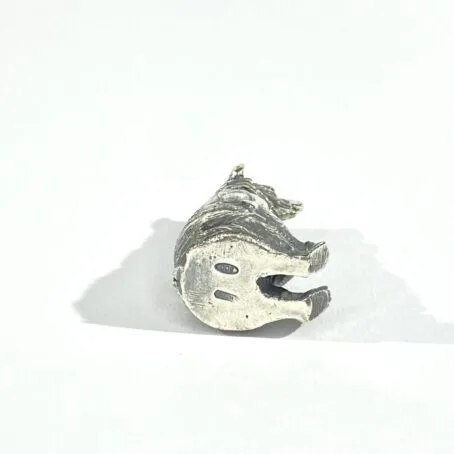 pesante miniatura orso in argento - immagine 4