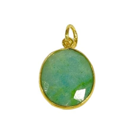 Natural emerald pendant